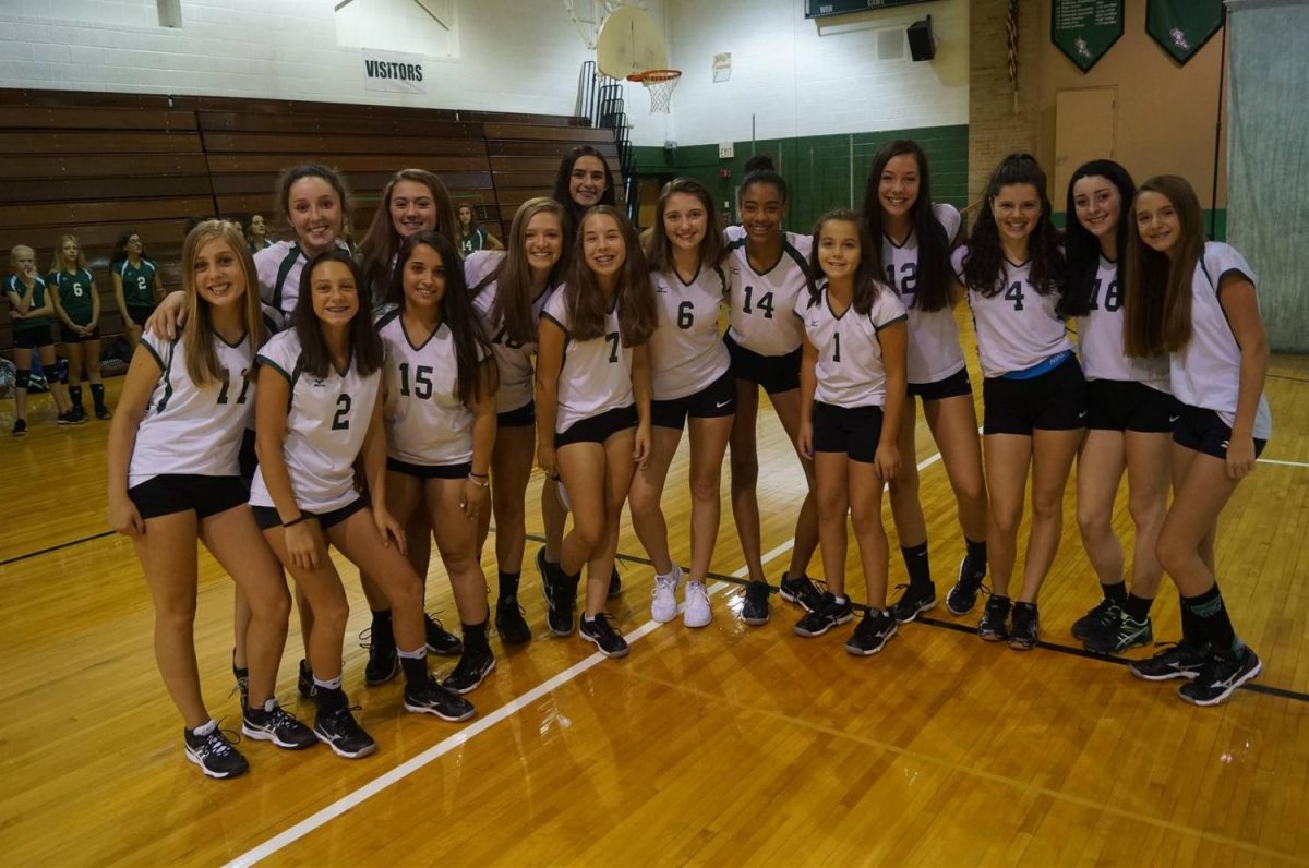 Eighth Grade Girls Volleyball Team Jumps into Action in Hopes of becoming Conference Champions