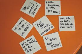 Two Girls Make a Difference with Notes of Kindness
