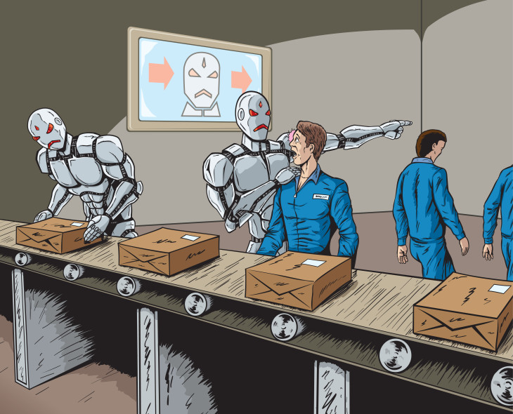 Robots taking human jobs