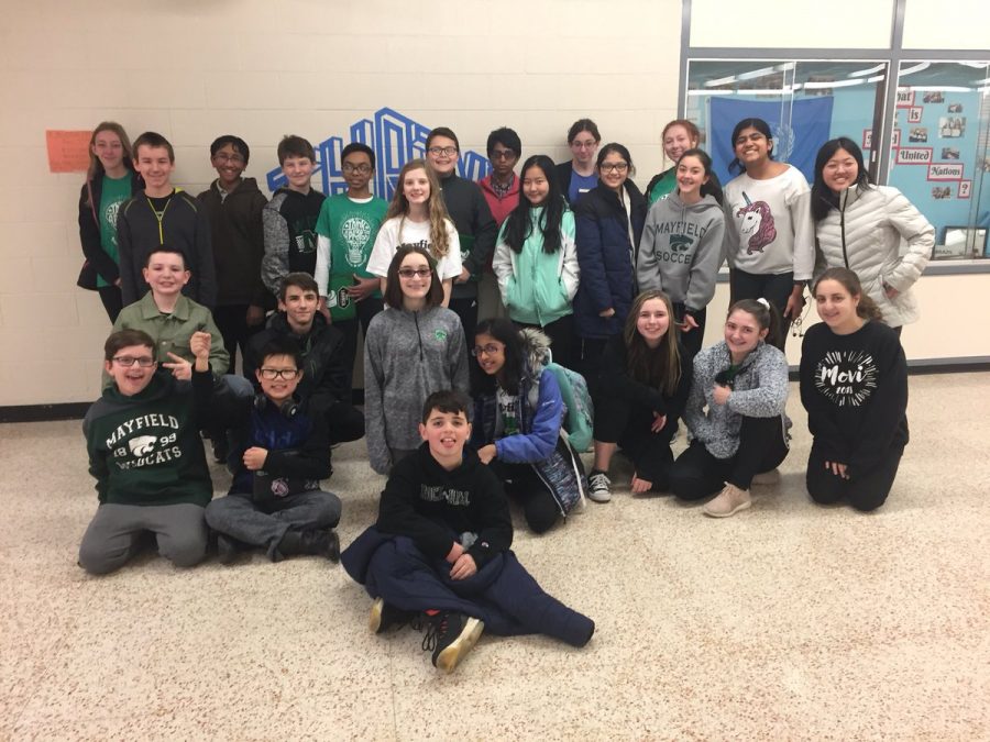 Mayfield Middle School Science Olympiad places 8th at Northeastern Regionals
