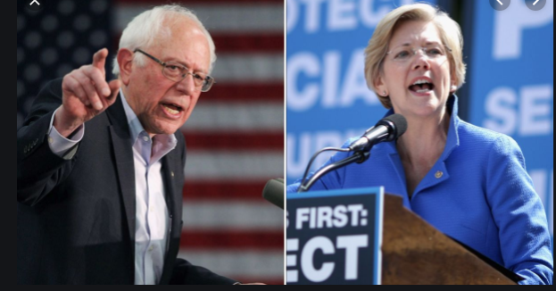 Sanders+and+Warren+feud+ignites+during+Democratic+debate