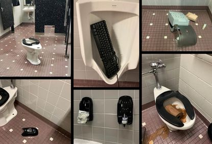 Bathrooms vandalized due to recent TikTok trend