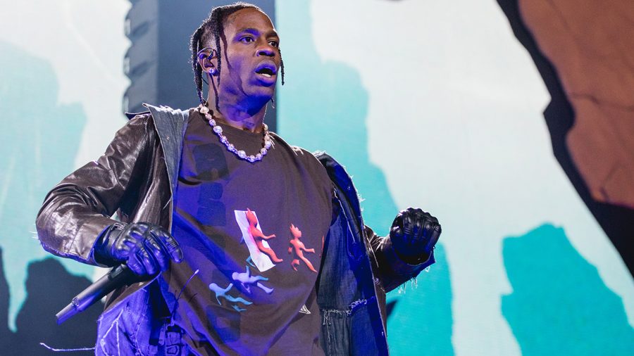 HOUSTON, TEXAS - NOVEMBER 05: Travis Scott performs onstage during the third annual Astroworld Festival at NRG Park on November 05, 2021 in Houston, Texas. (Photo by Rick Kern/Getty Images)