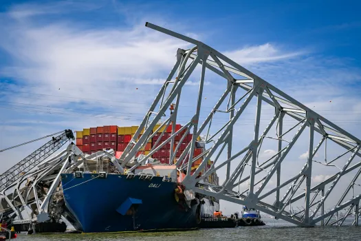 Cleanup underway after a cargo ship destroys the Francis Scott Key Bridge in Baltimore